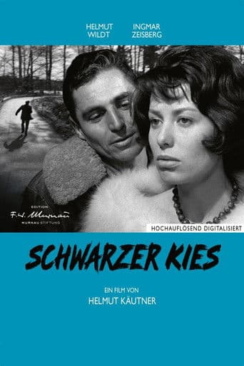 Schwarzer Kies