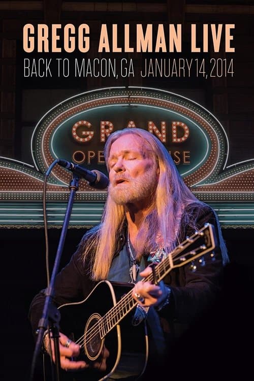 Gregg Allman Live - Back to Macon, GA